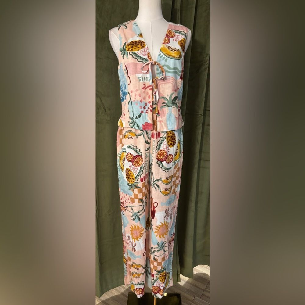 Paper Heart Tropical Print pant set (2pc), S